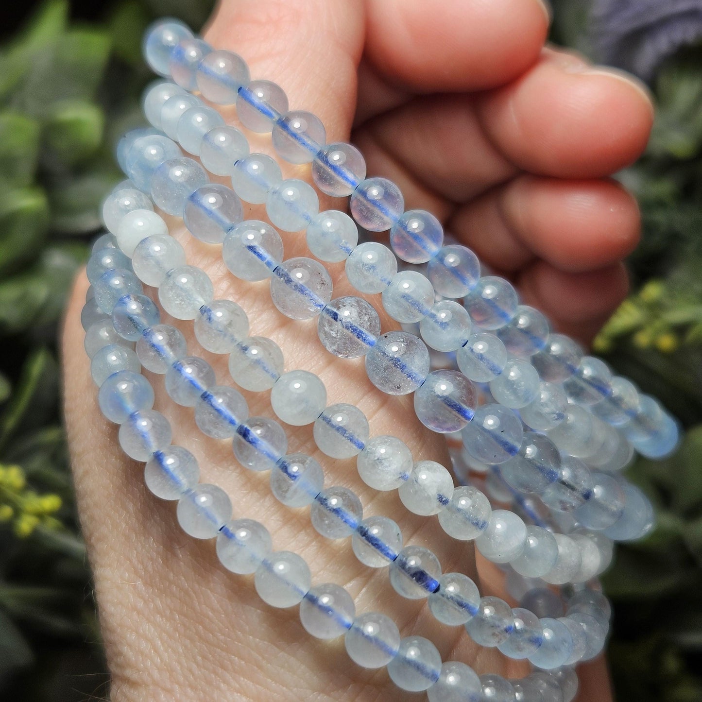 Aquamarine Crystal Bracelet