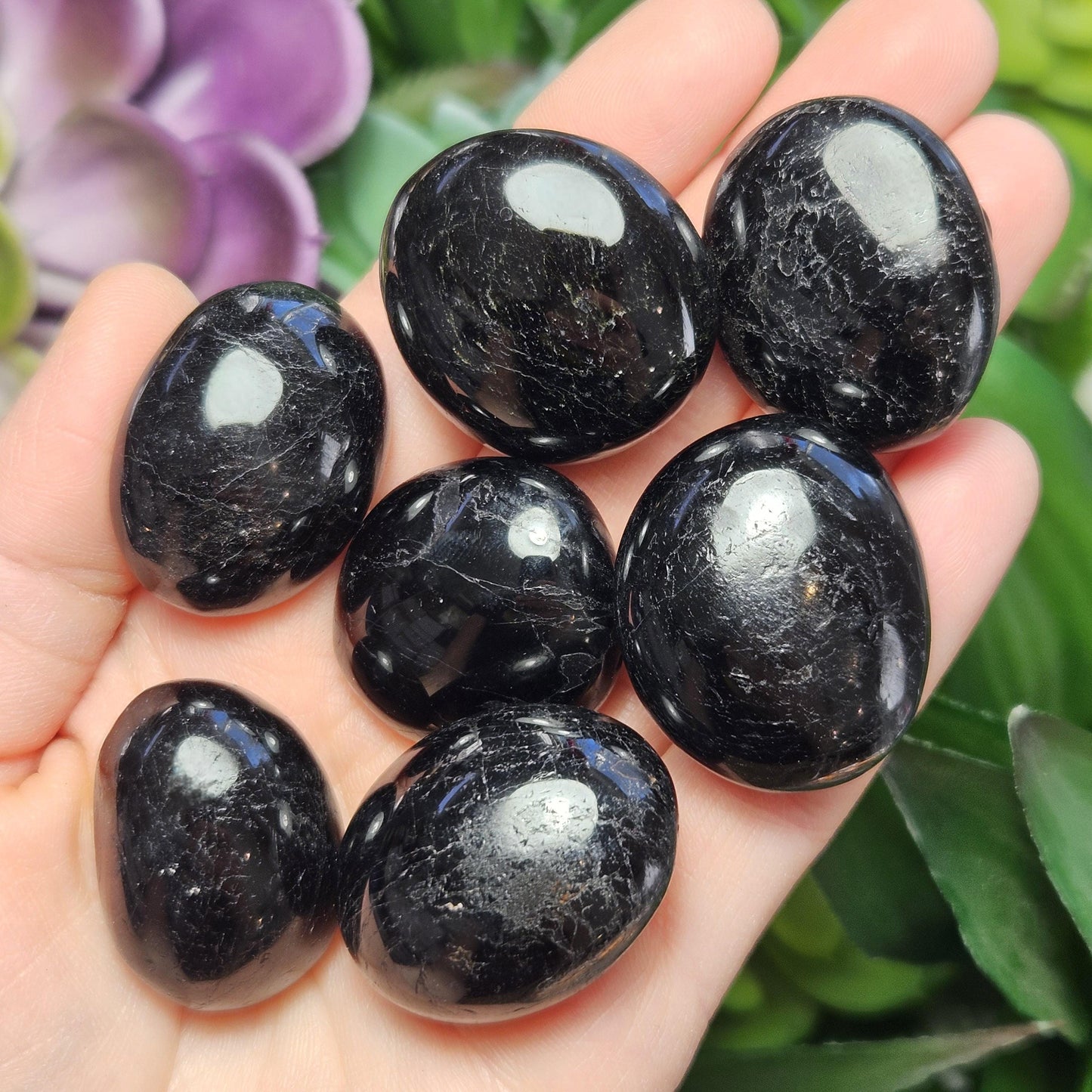 Polished Black Tourmaline