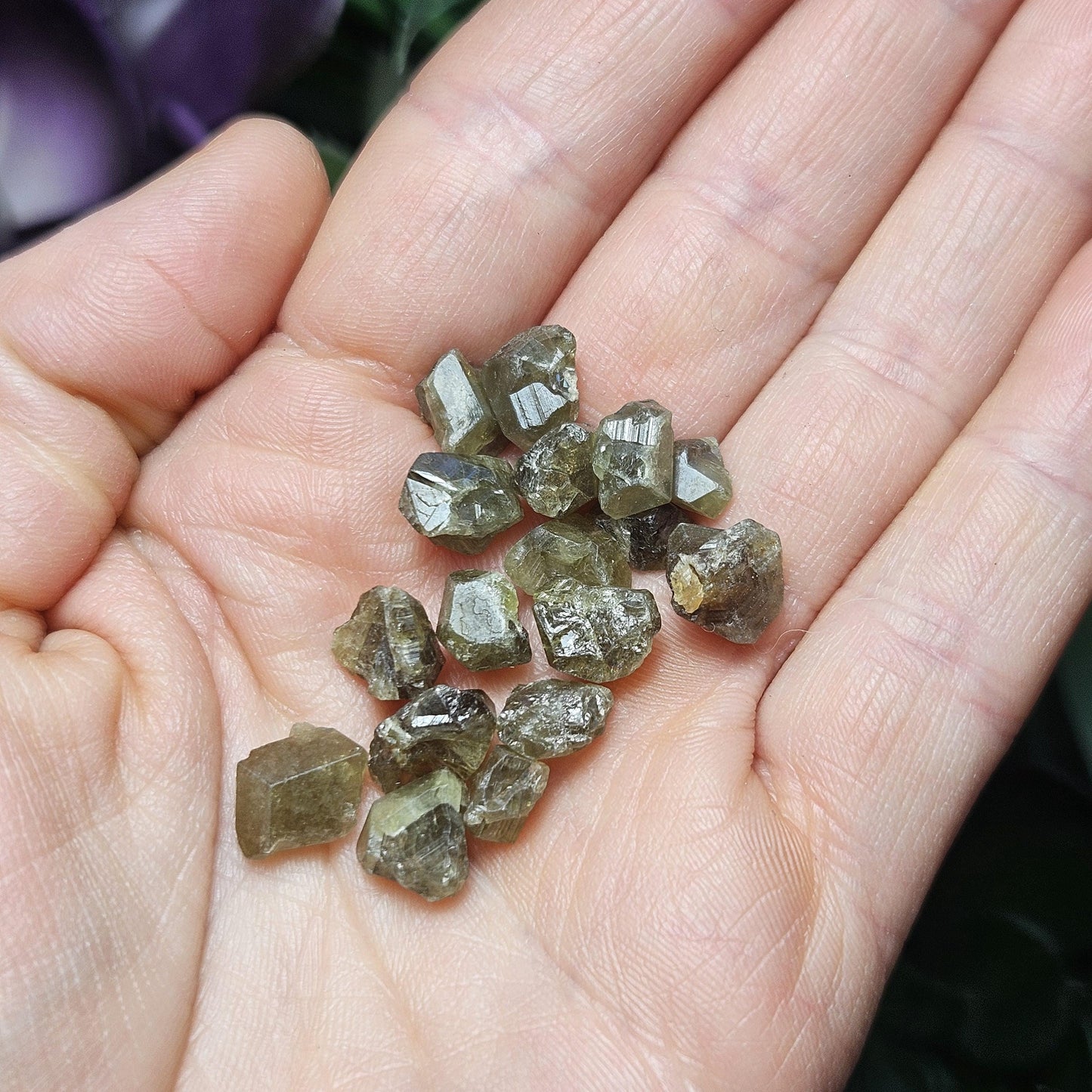Green Garnet Crystal