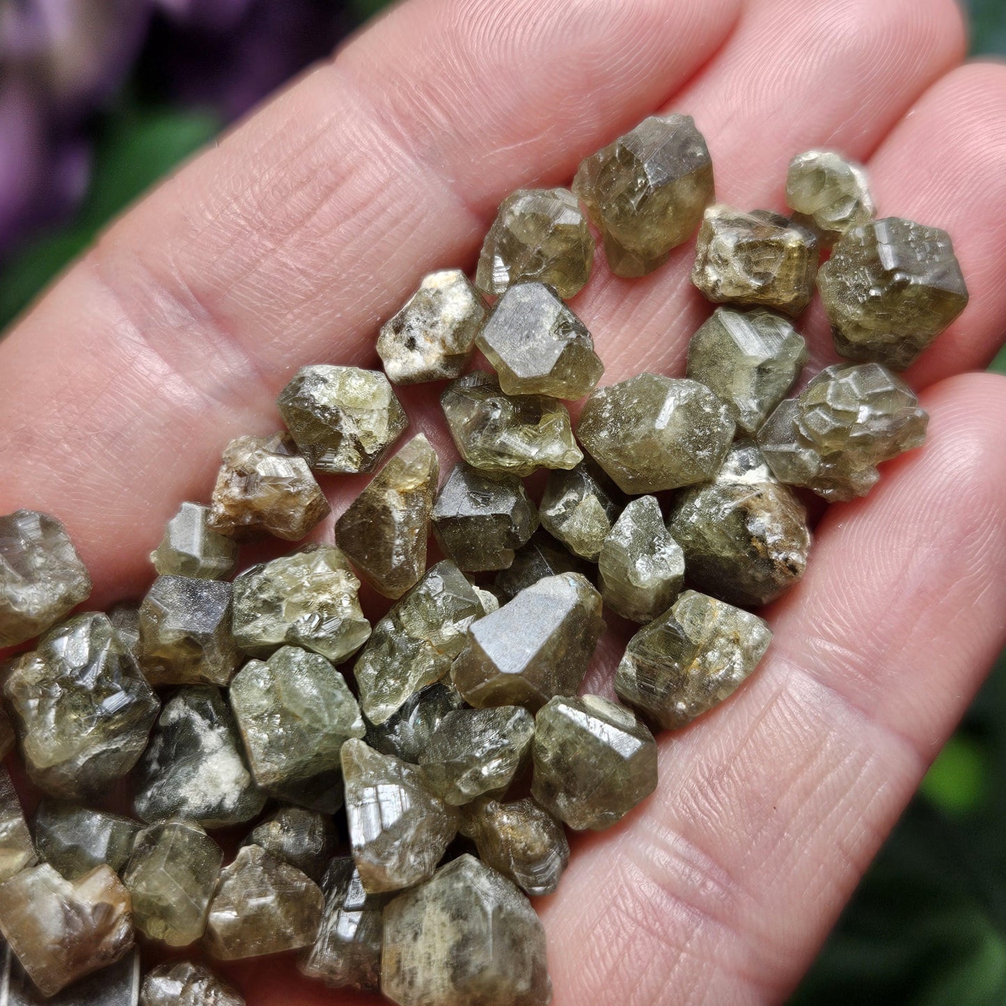 Green Garnet Crystal