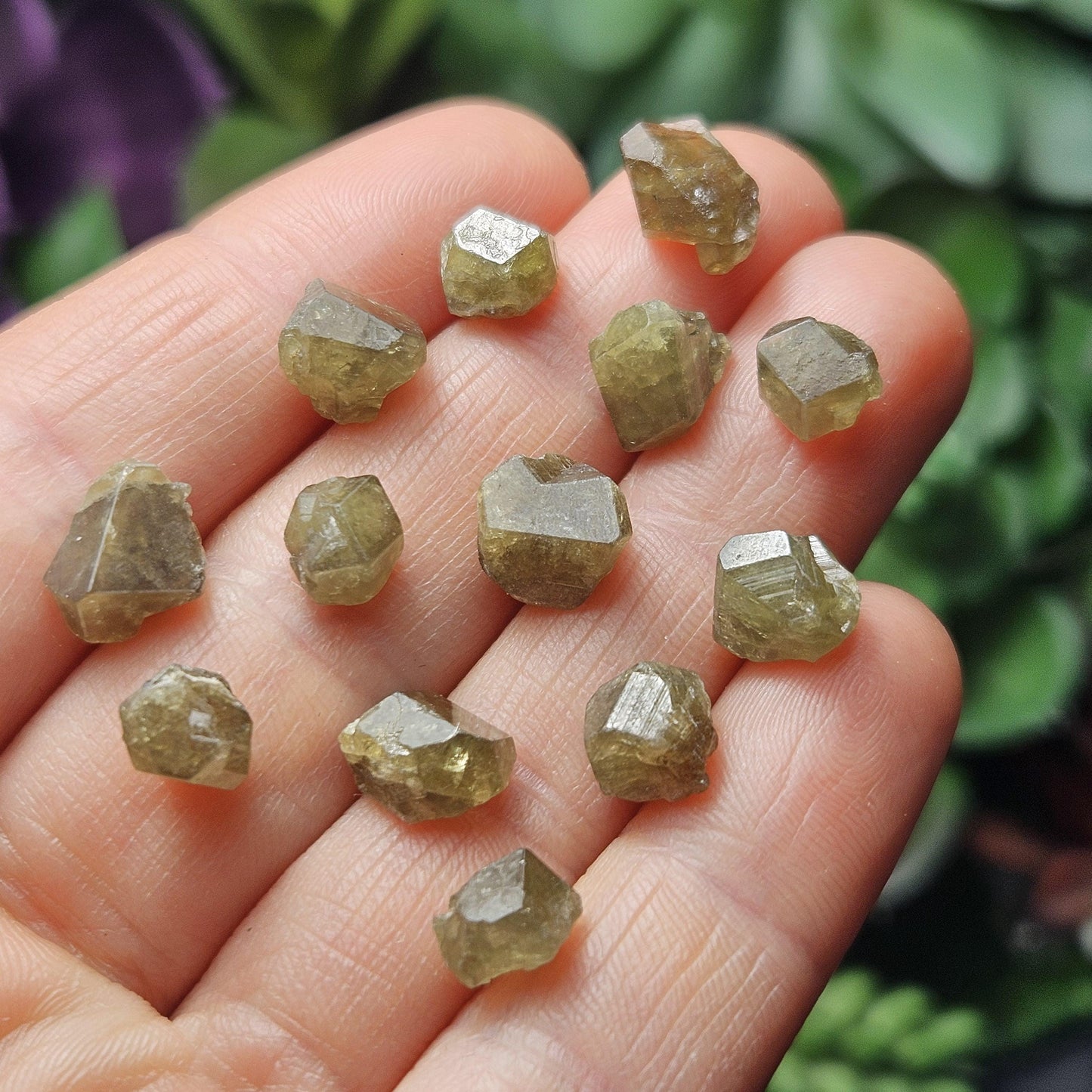 Green Garnet Crystal