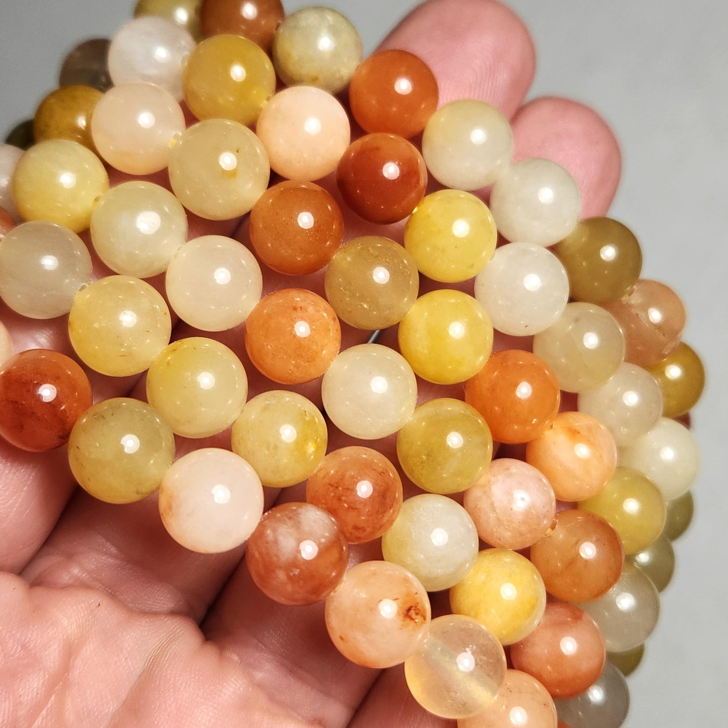 Golden Silk Jade Bracelet