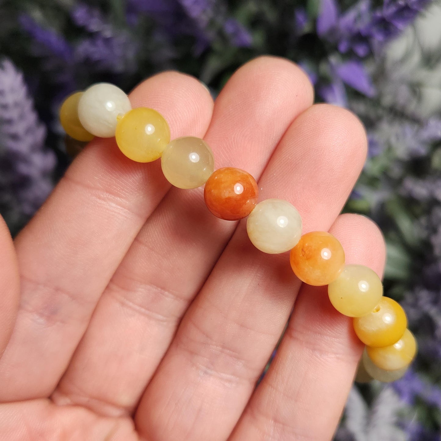 Golden Silk Jade Bracelet
