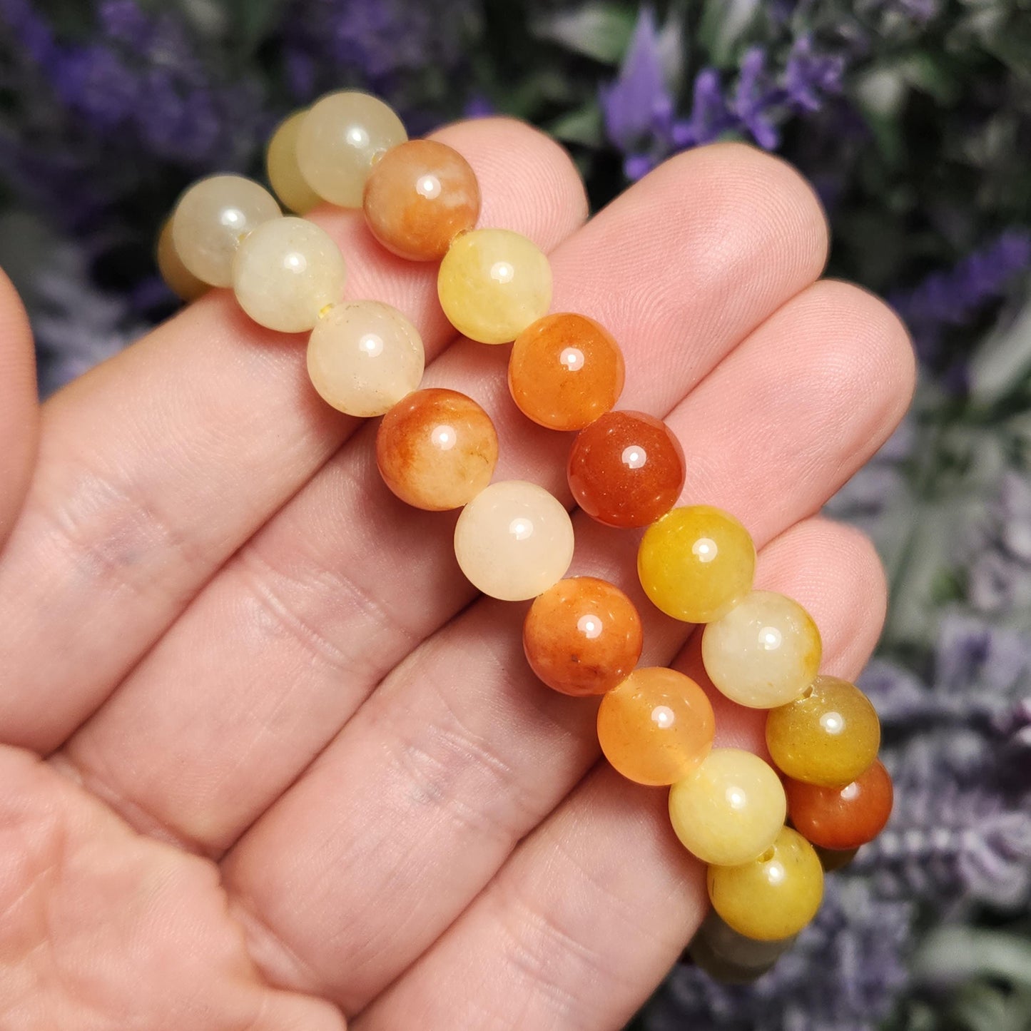 Golden Silk Jade Bracelet