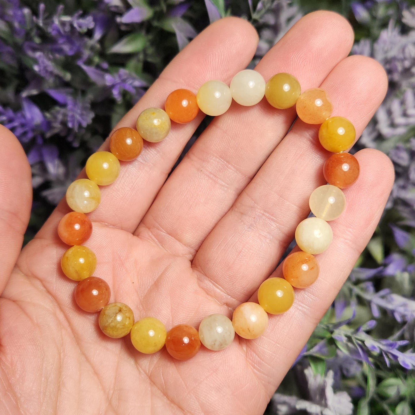 Golden Silk Jade Bracelet