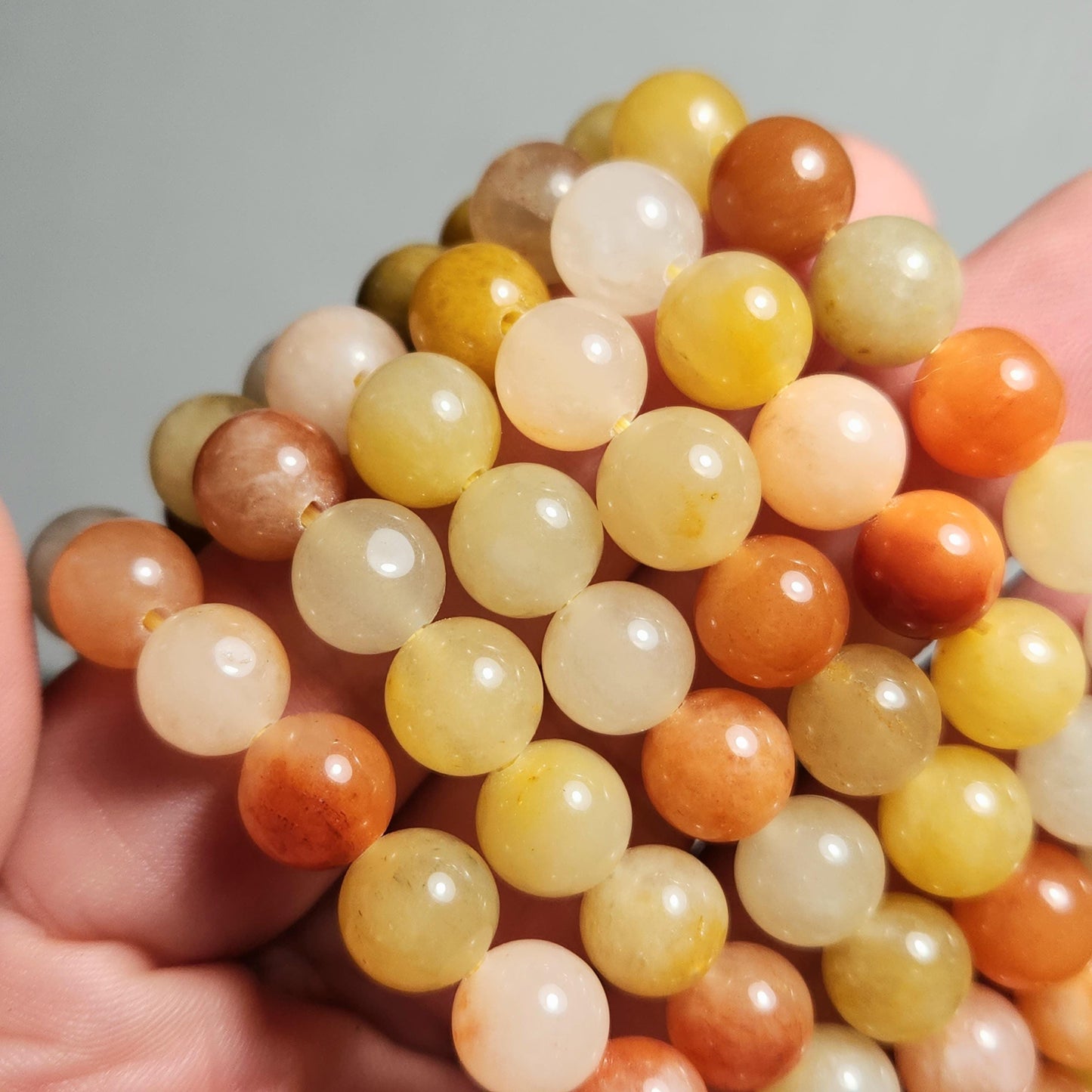Golden Silk Jade Bracelet