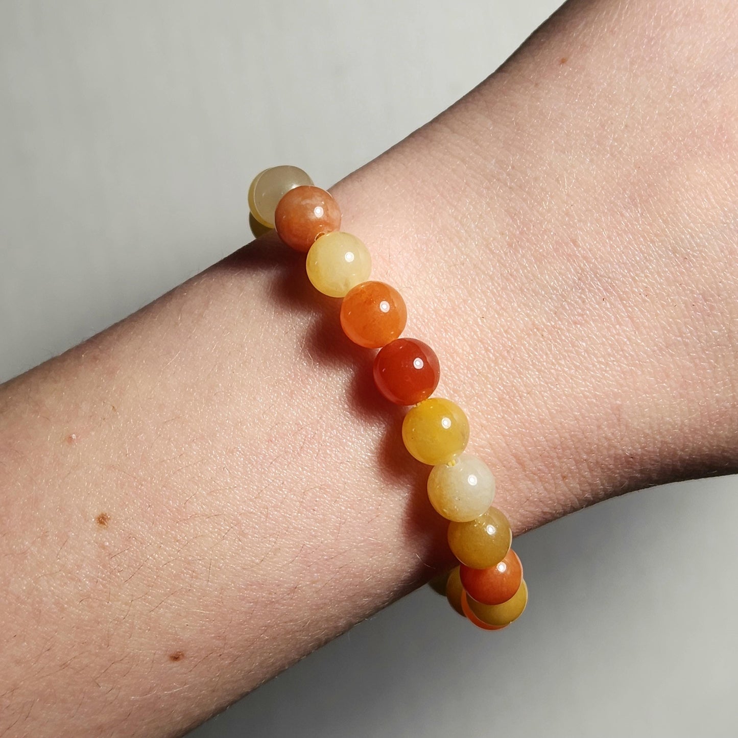 Golden Silk Jade Bracelet