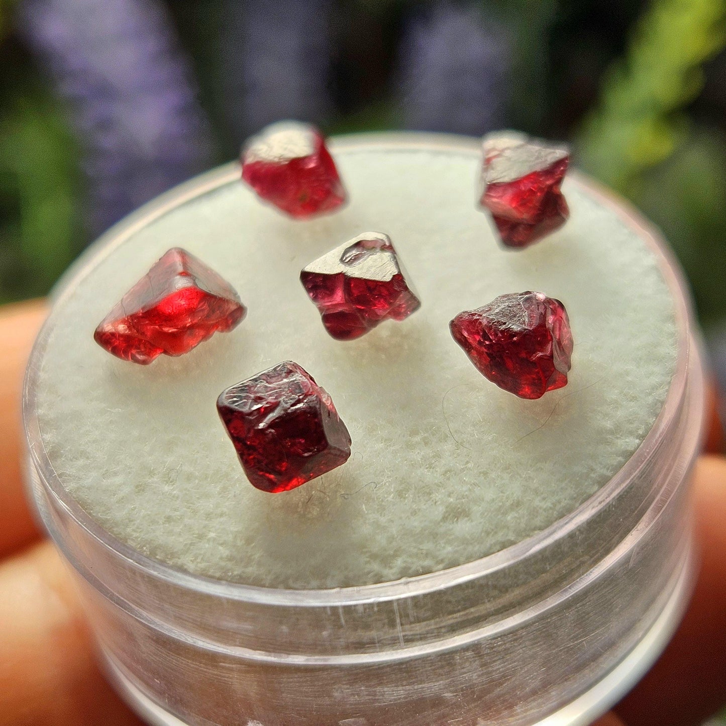 Red Spinel Crystal