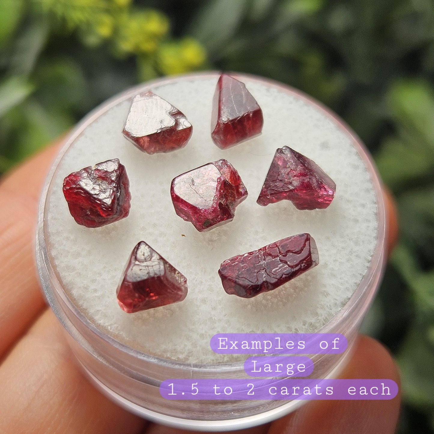 Red Spinel Crystal
