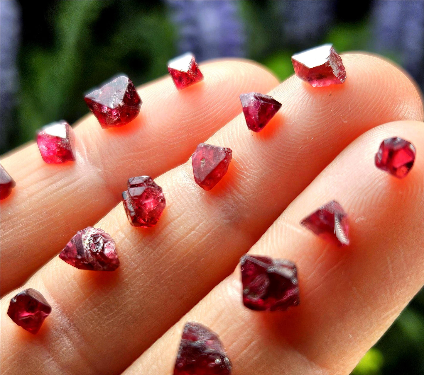 Red Spinel Crystal