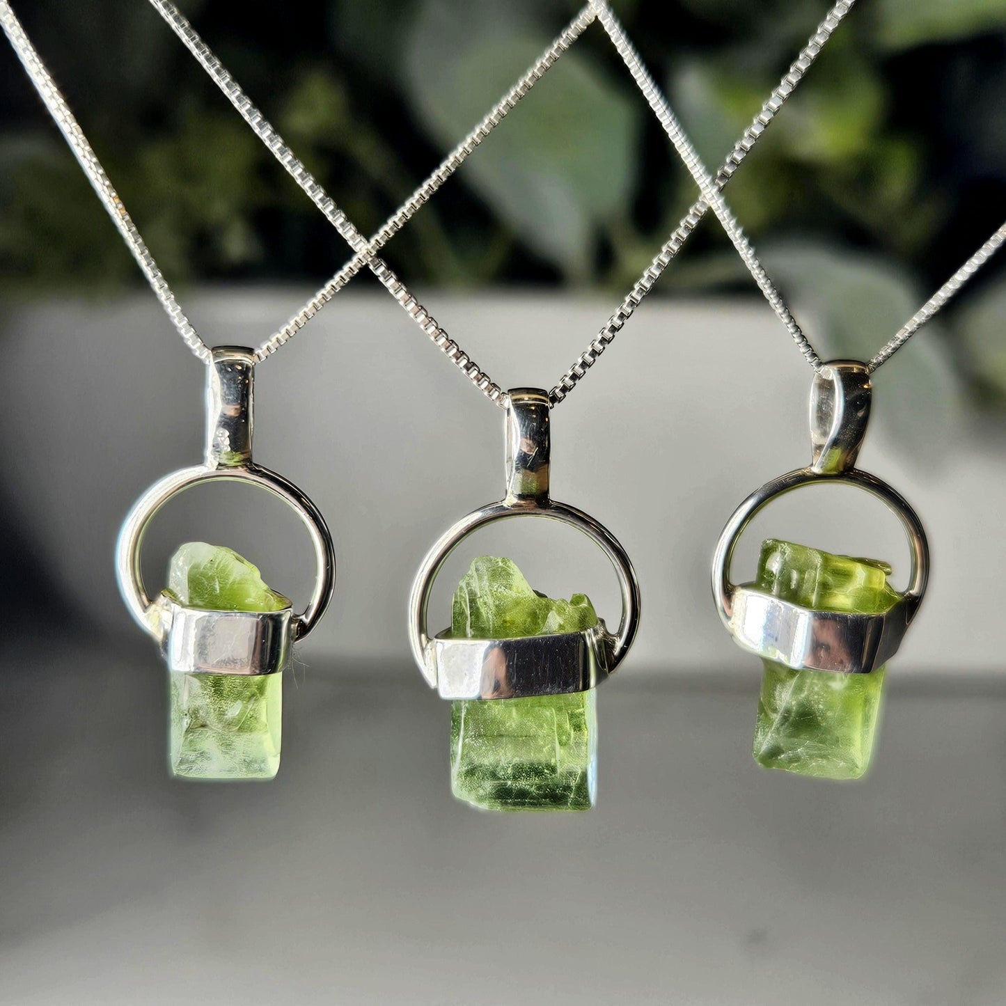 Terminated Peridot Pendant