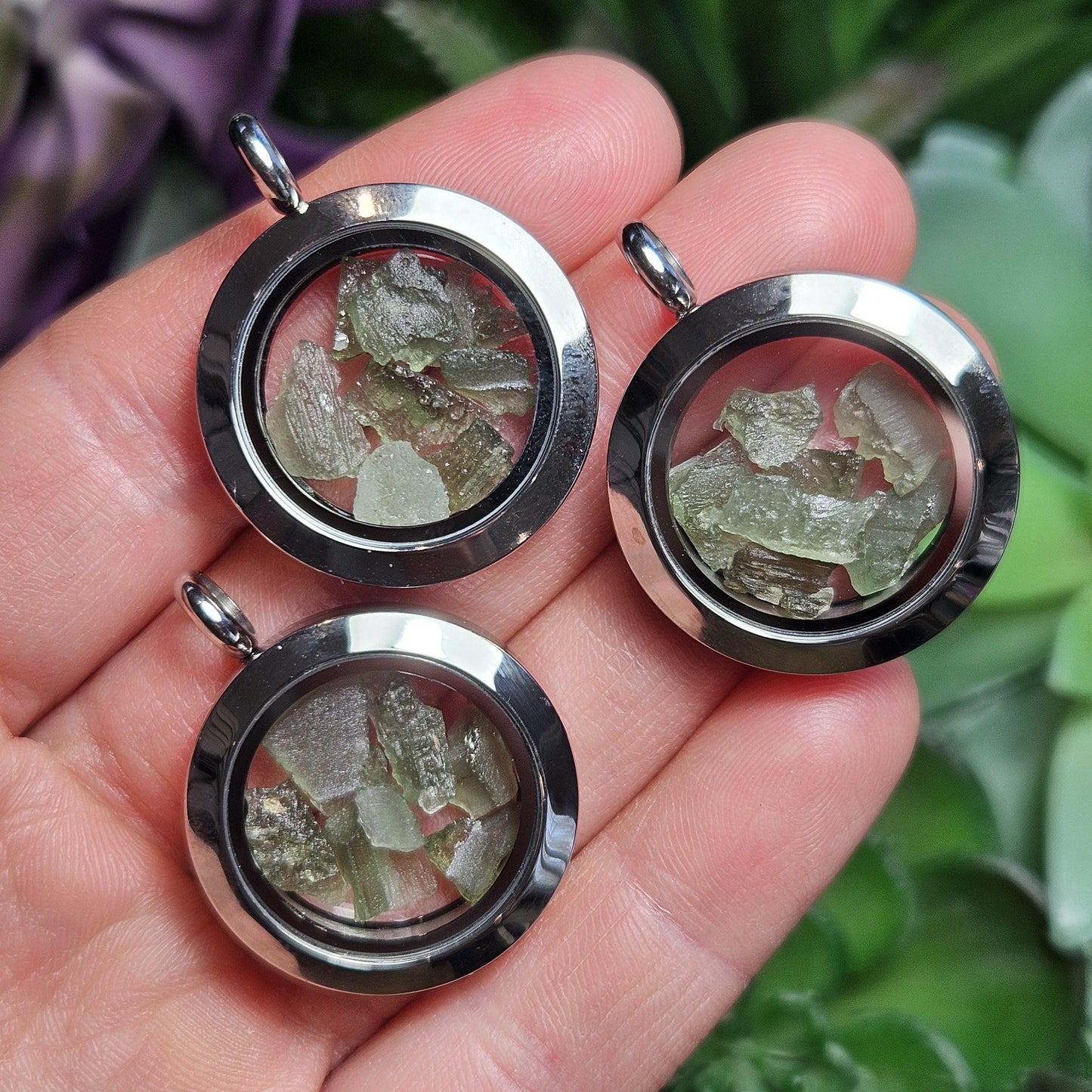 Moldavite Pendant