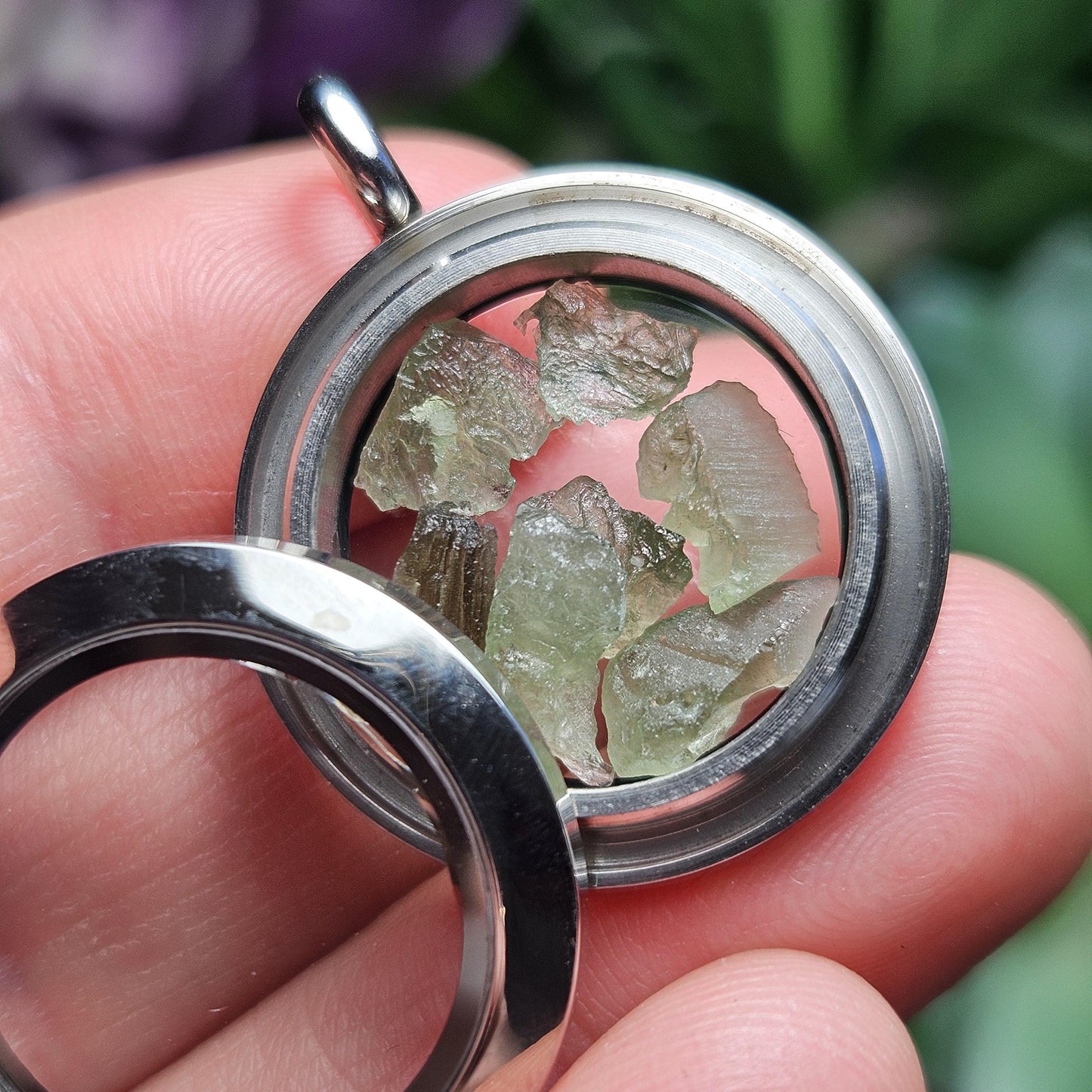 Moldavite Pendant