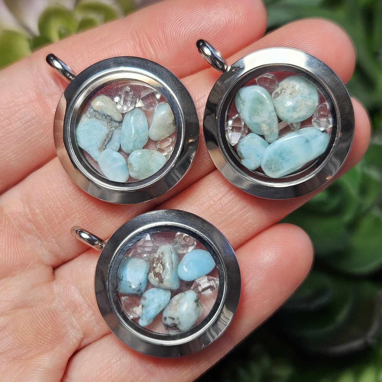 Larimar Pendant