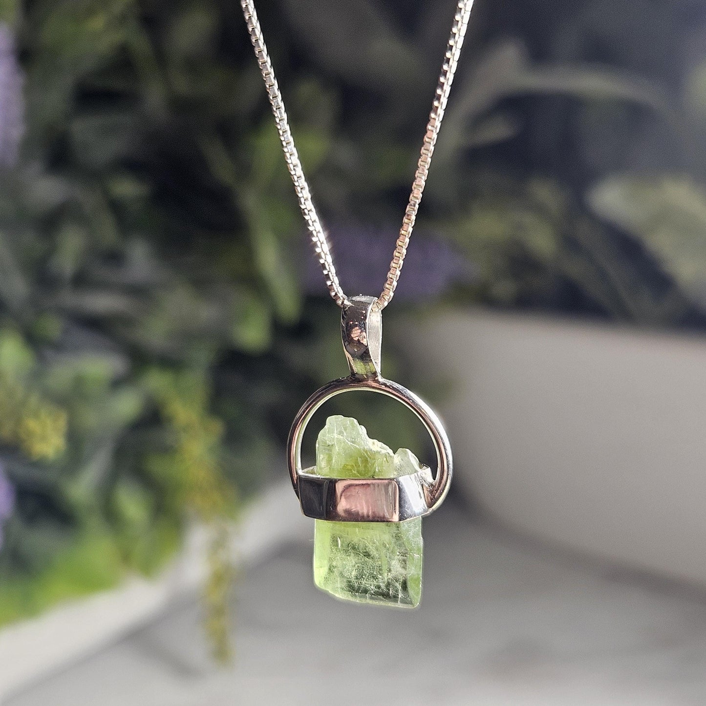 Terminated Peridot Pendant