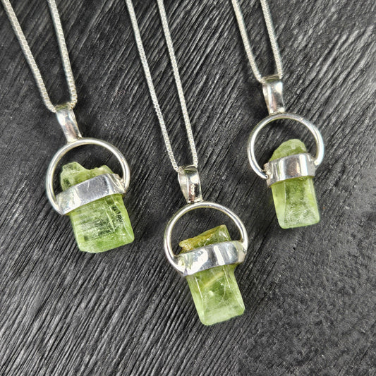 Terminated Peridot Pendant
