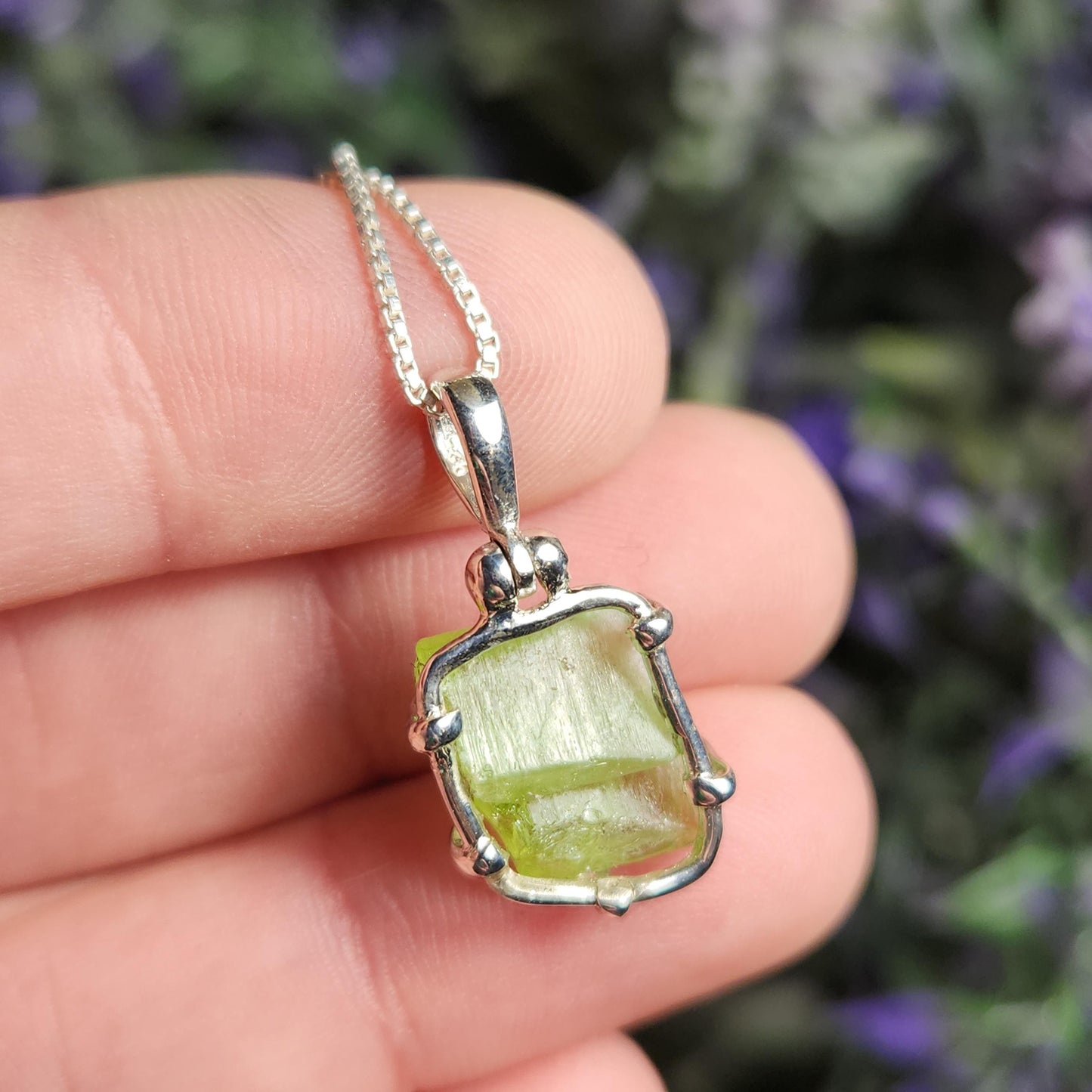 TWIN FLAME Peridot Pendant