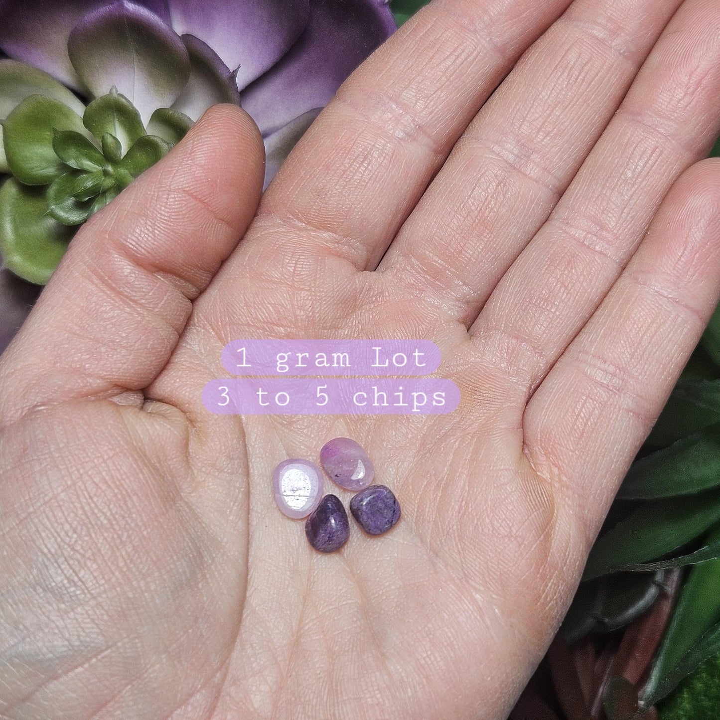 Sugilite Crystal Chips