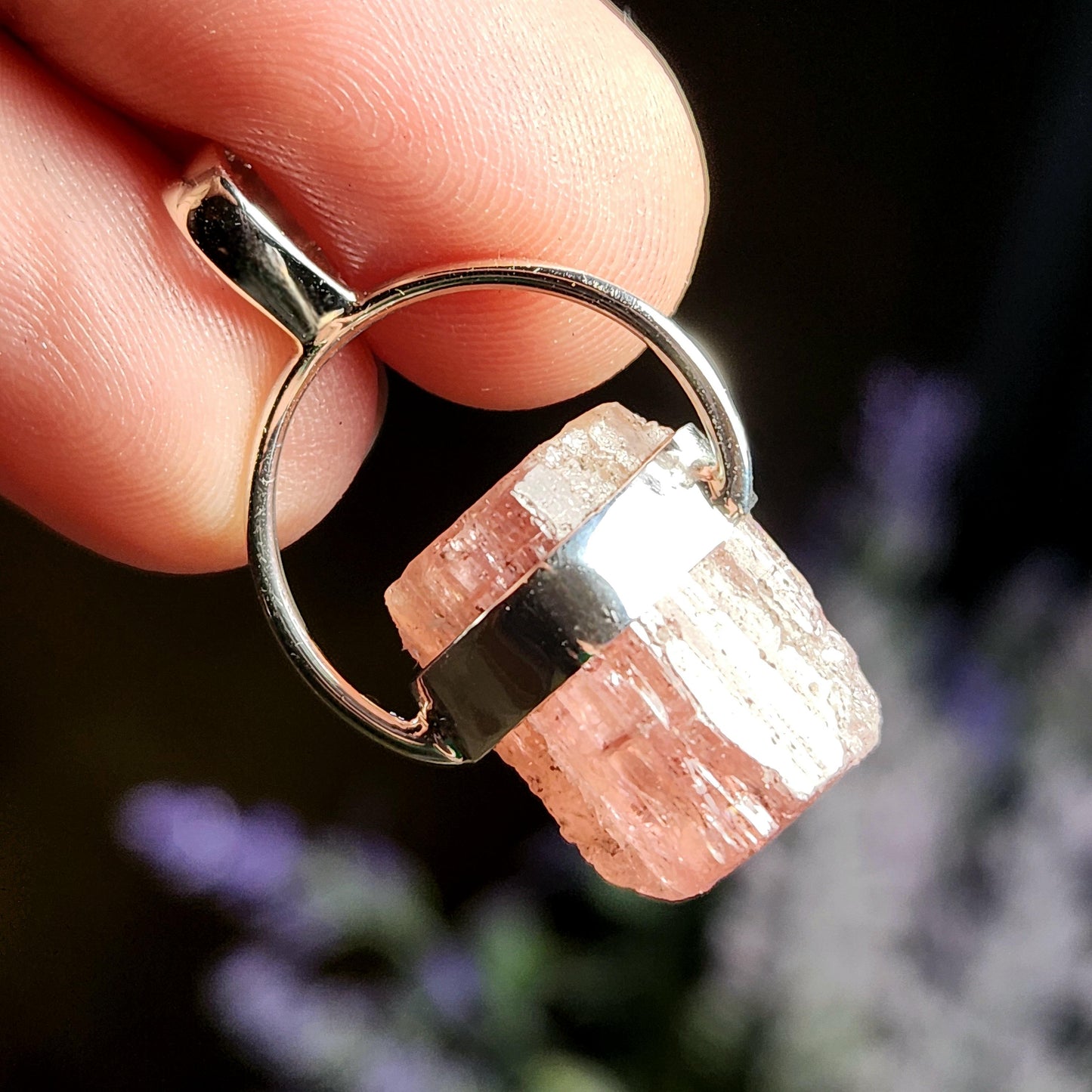 Pink Topaz Pendant
