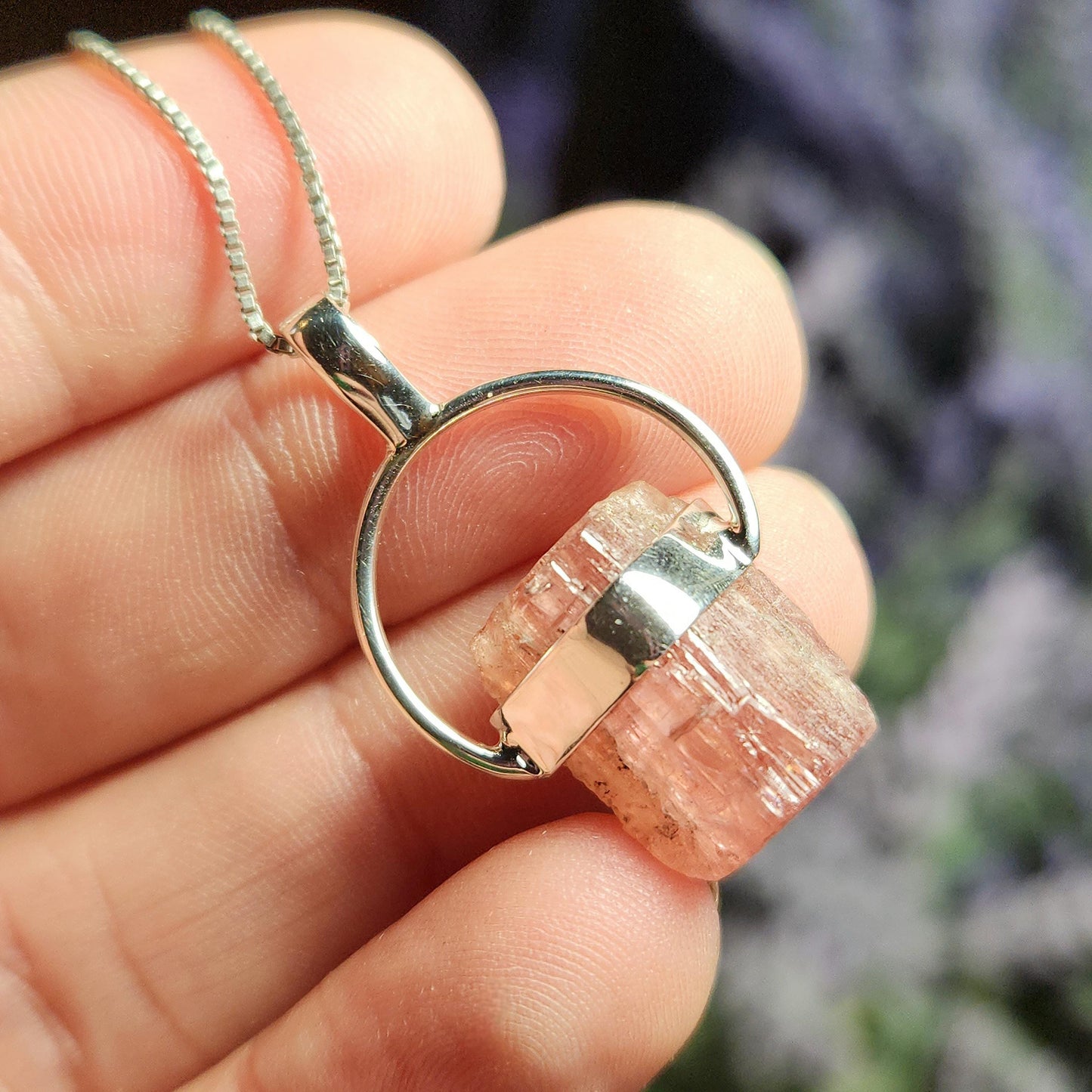 Pink Topaz Pendant