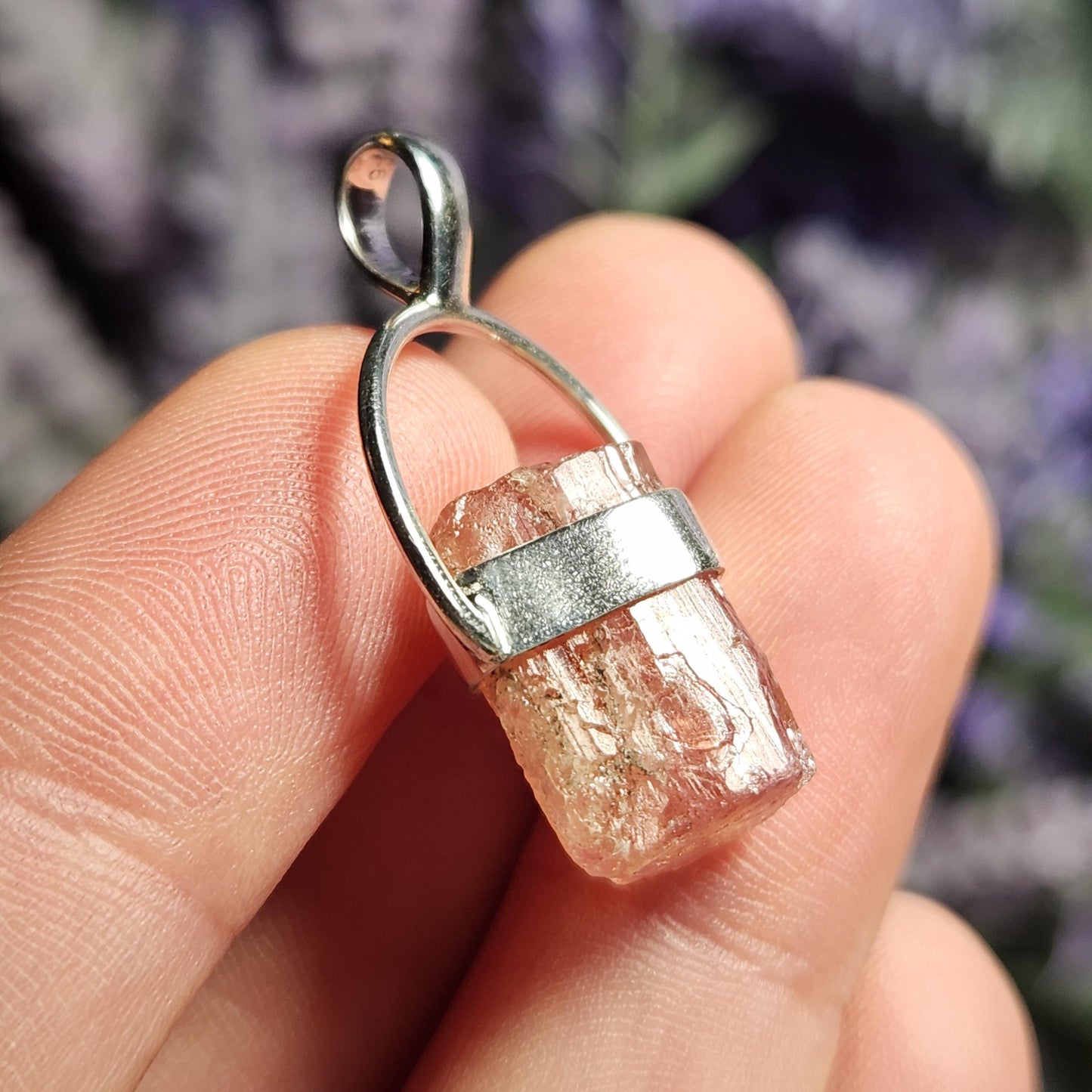 Pink Topaz Pendant