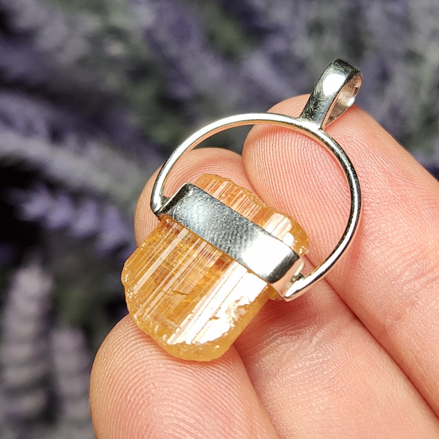 Golden Topaz Pendant