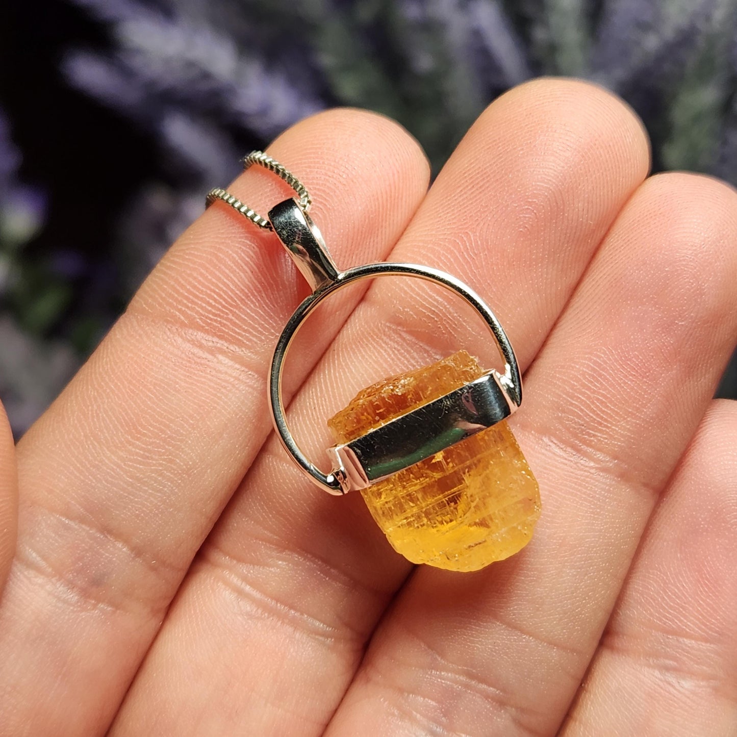 Golden Topaz Pendant