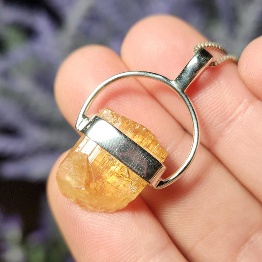 Golden Topaz Pendant