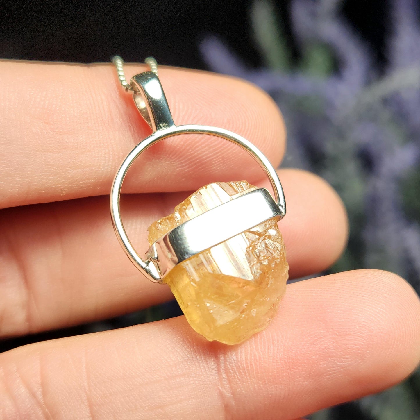 Golden Topaz Pendant