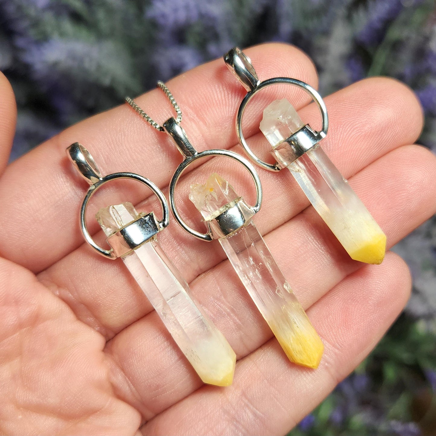 Mango Quartz Pendant