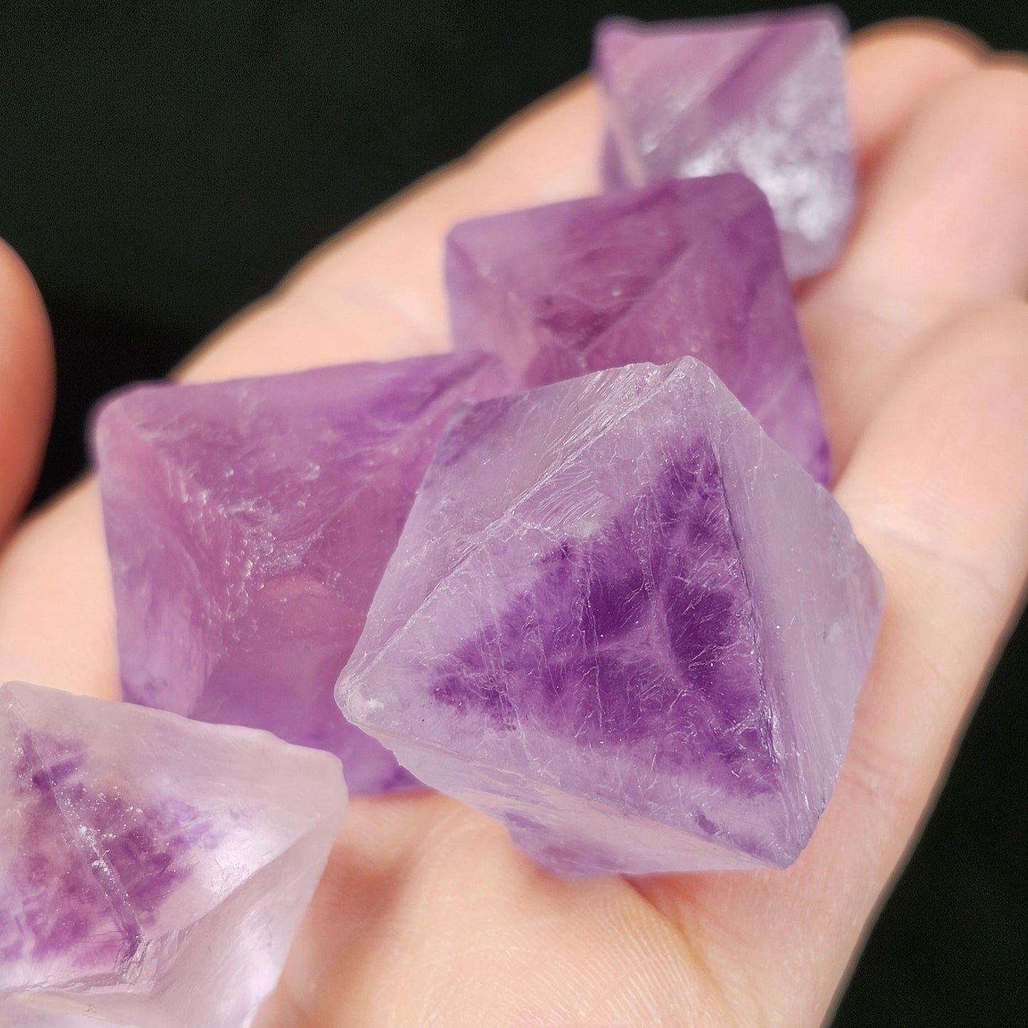 Purple Fluorite Octahedron
