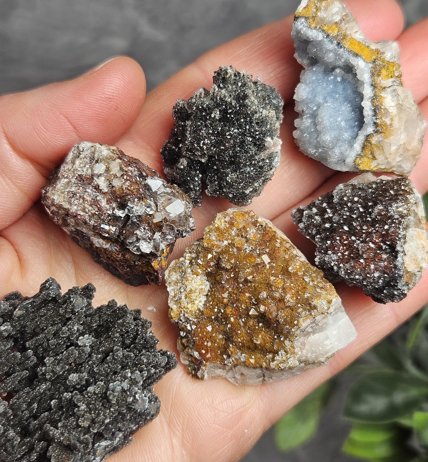 Manganese Druzy Crystal Cluster