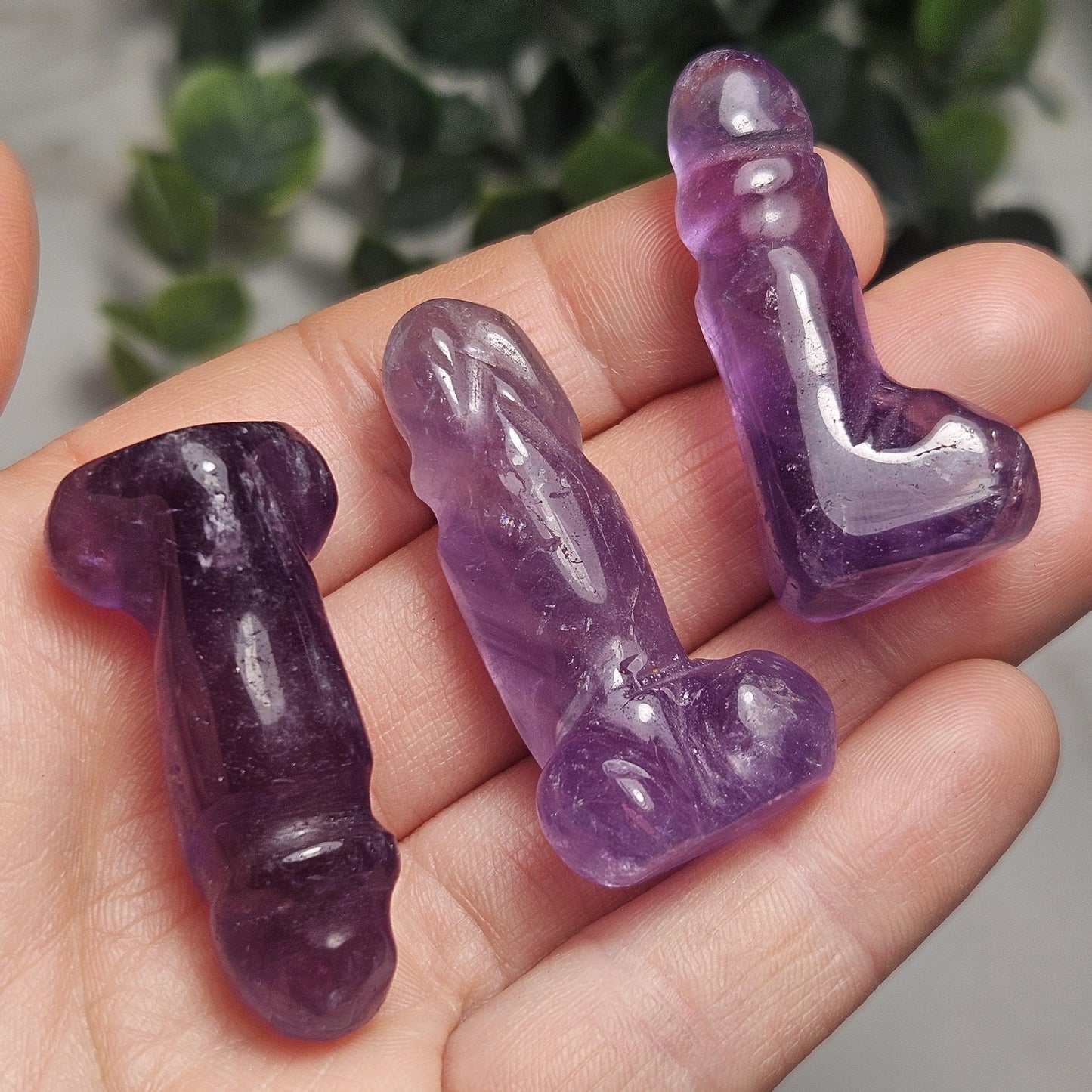 Amethyst Penis Carving