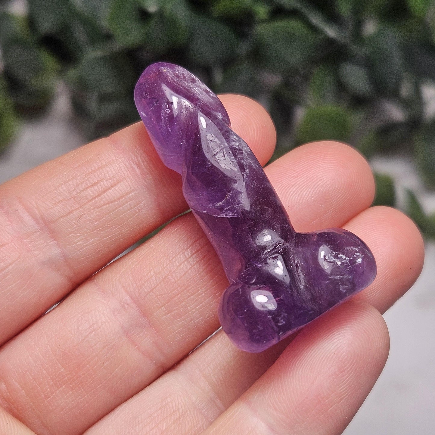 Amethyst Penis Carving