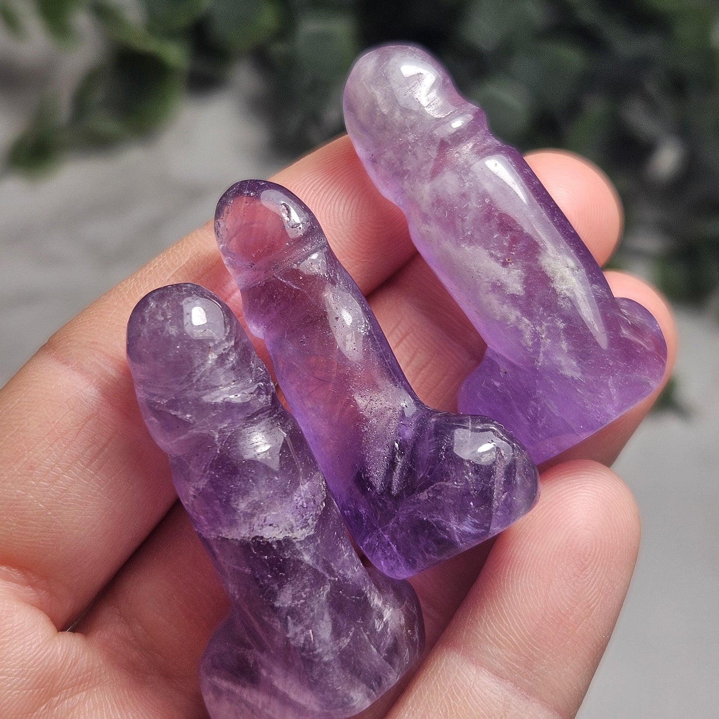 Amethyst Penis Carving
