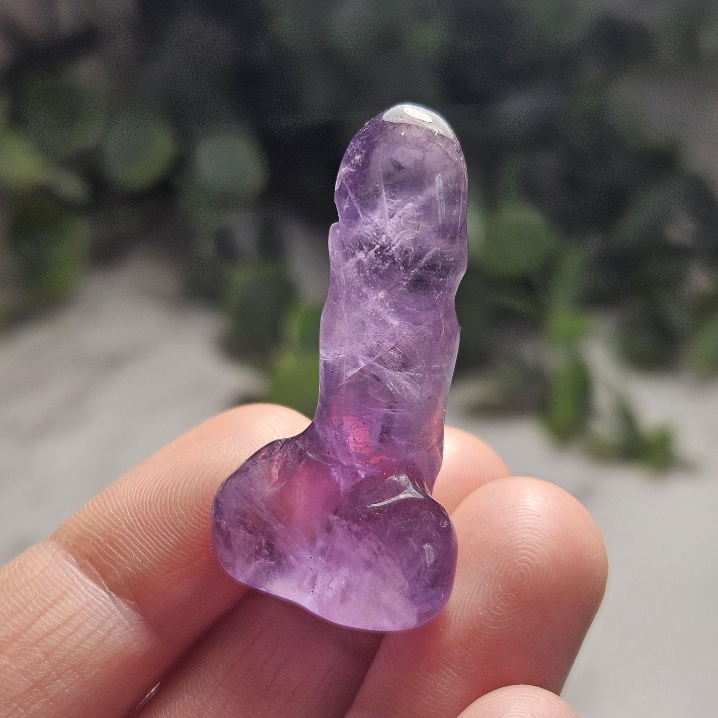 Amethyst Penis Carving