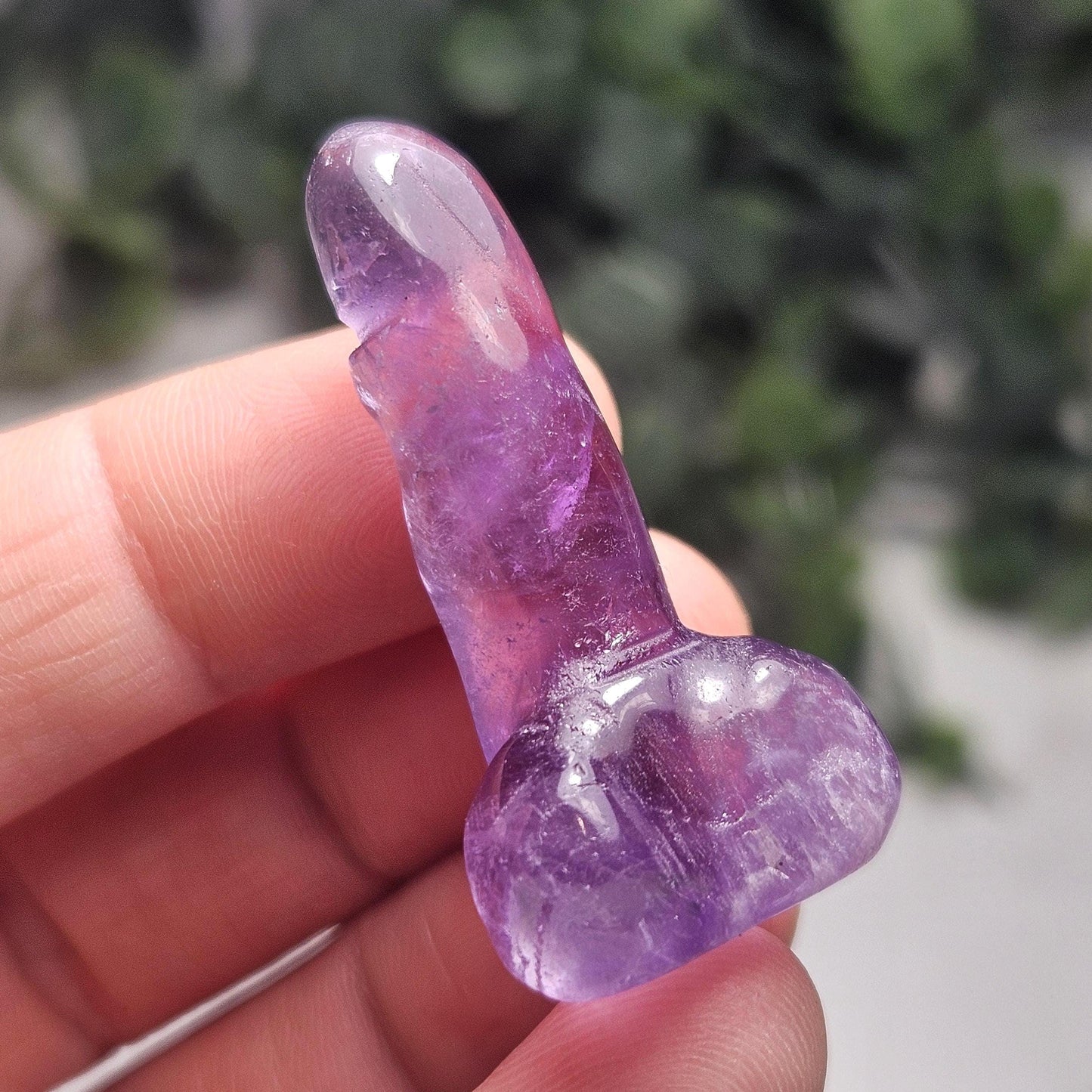 Amethyst Penis Carving