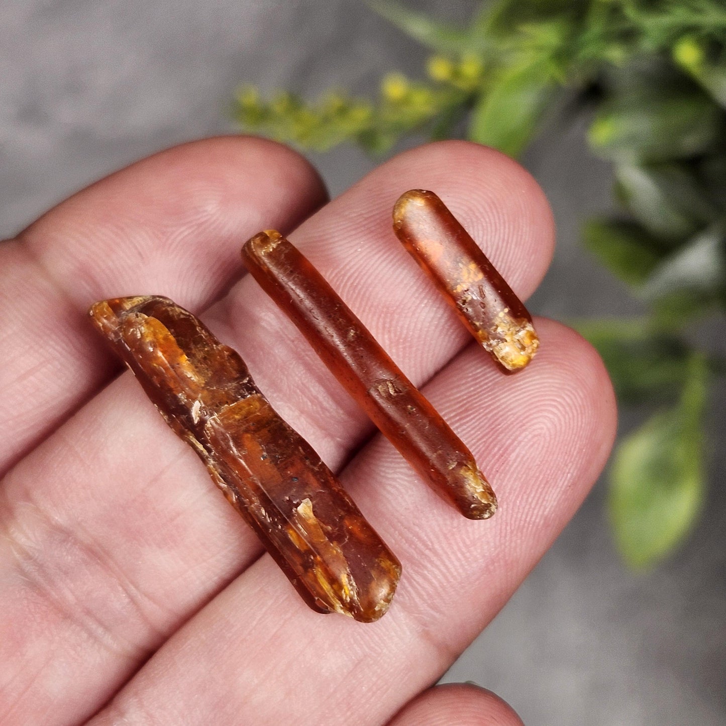 Polished Orange Kyanite