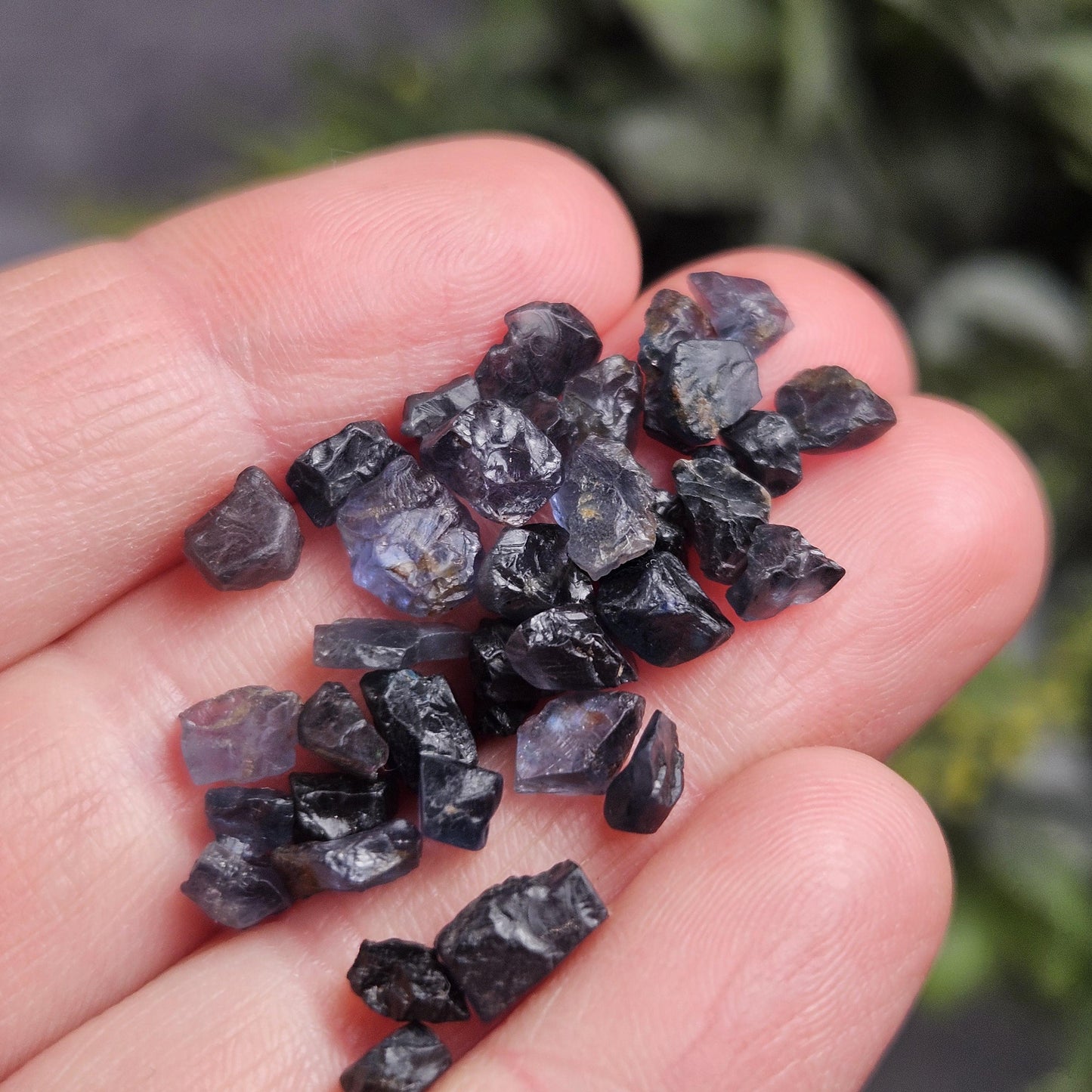 Blue Spinel Crystals