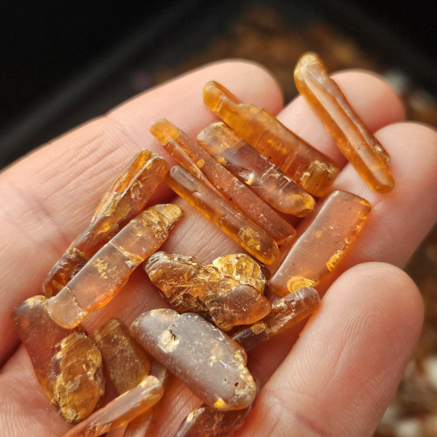 Polished Orange Kyanite