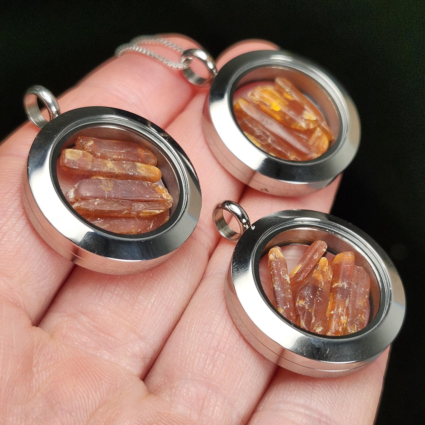 Orange Kyanite Necklace