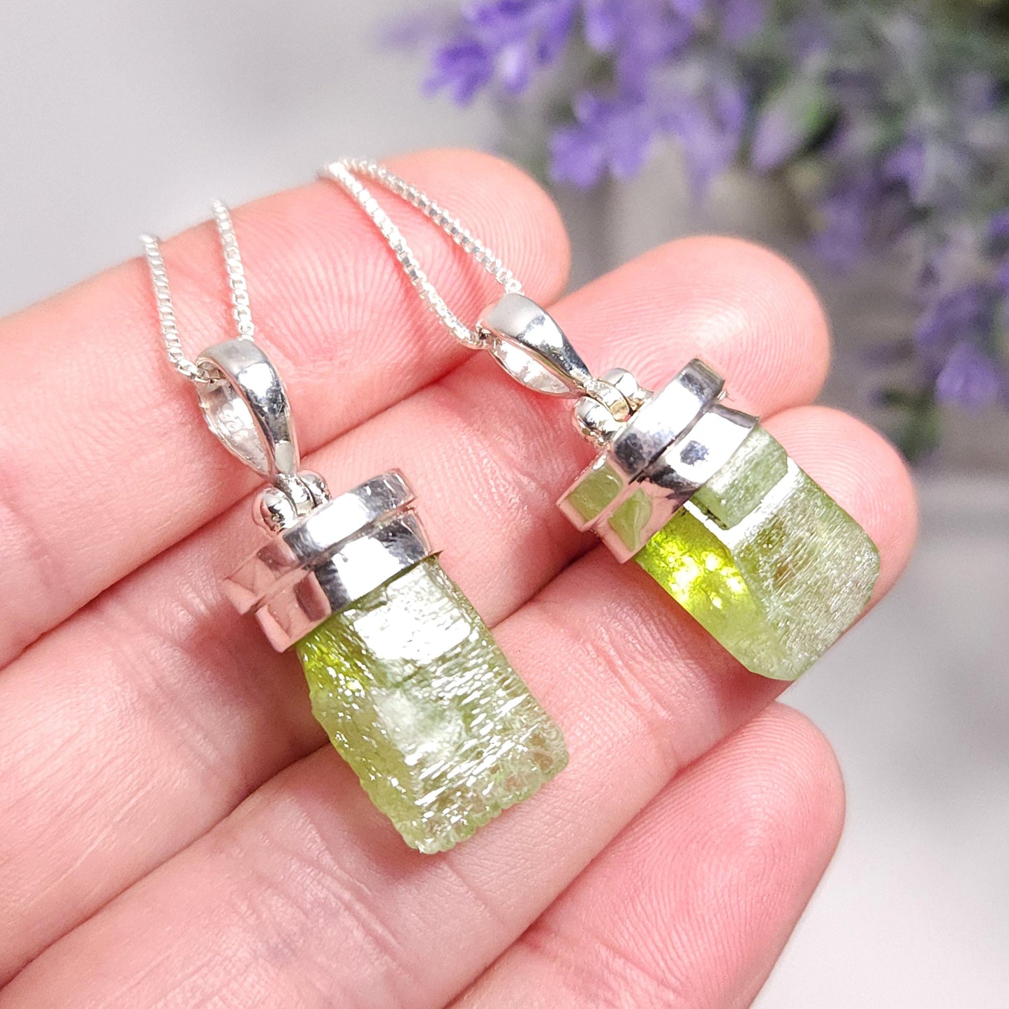 Terminated Peridot Pendant