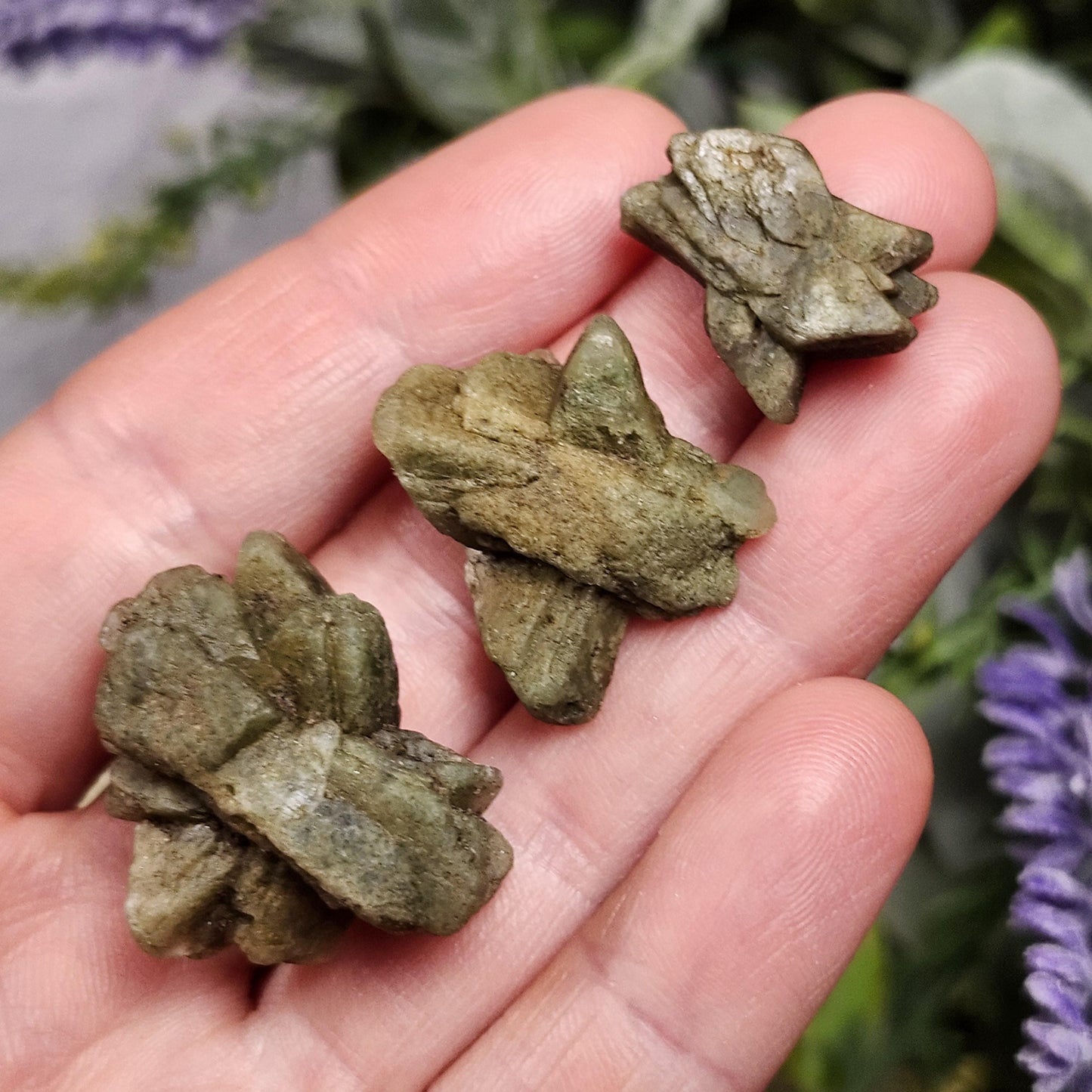 Green Heulandite Crystal