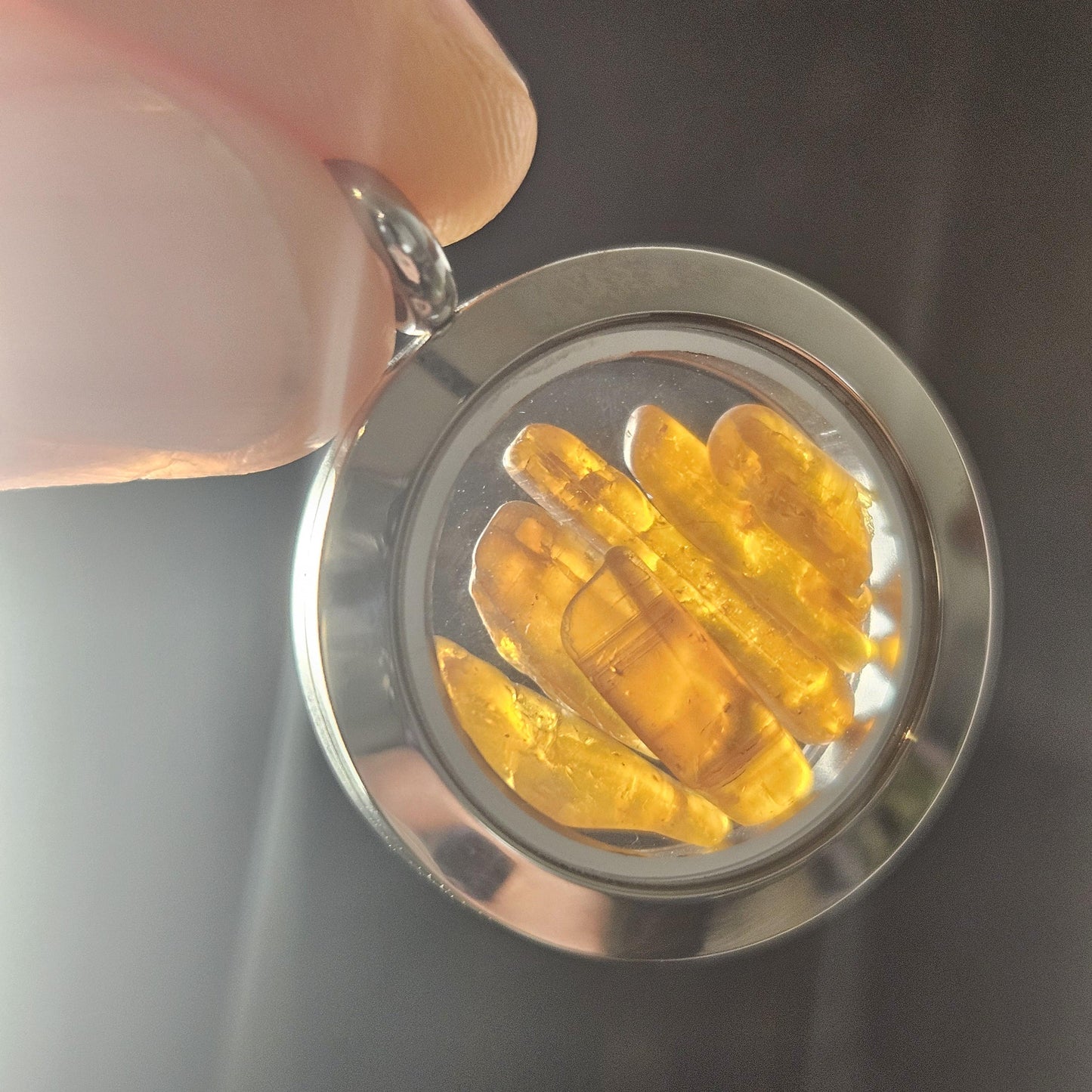 Orange Kyanite Necklace