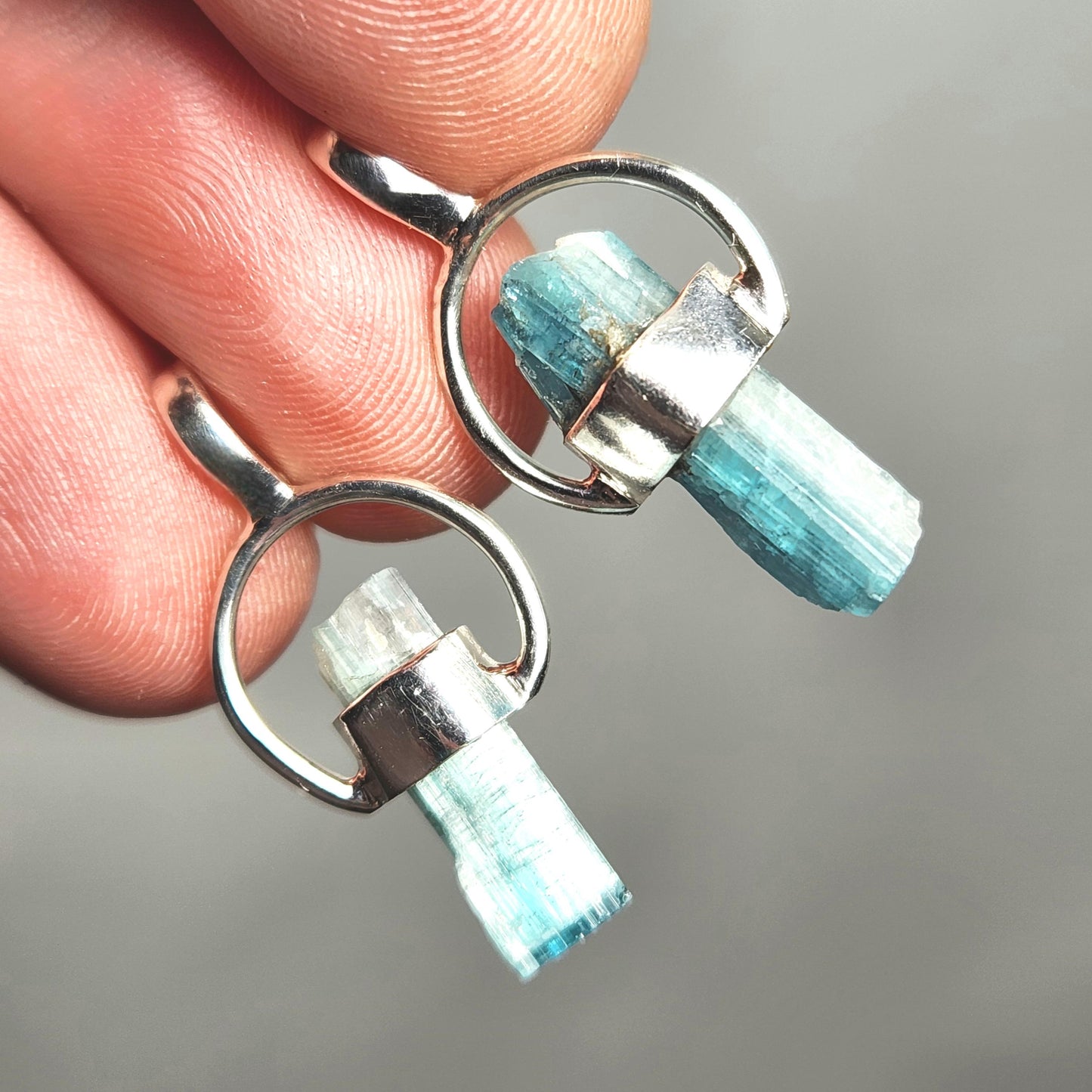 Blue Tourmaline Pendant