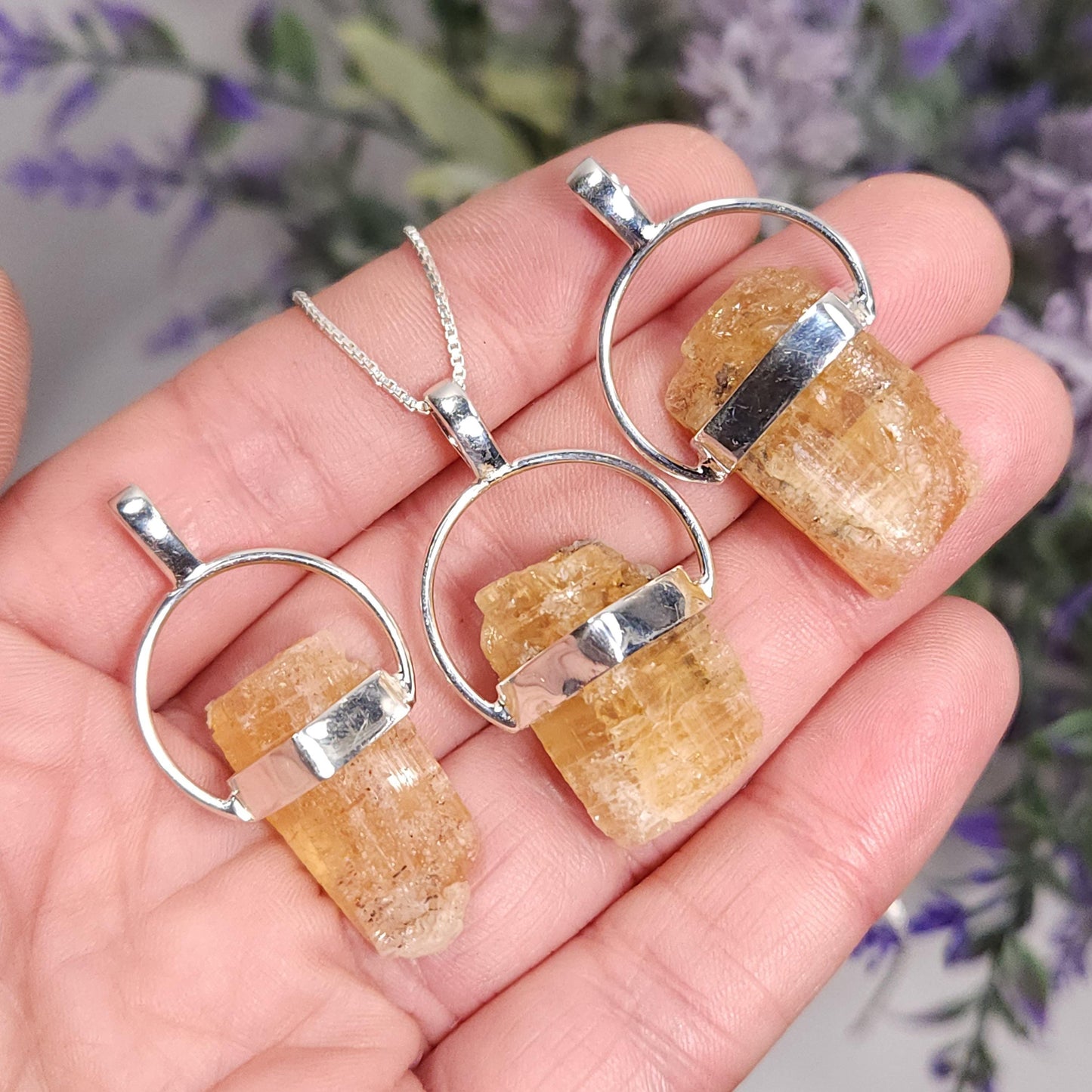 Golden Topaz Pendant
