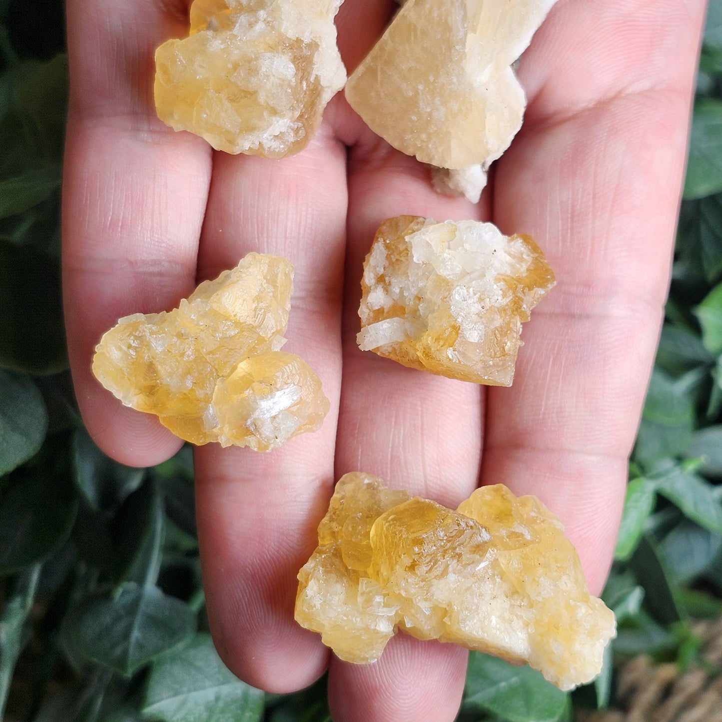 Yellow Fluorite Cluster