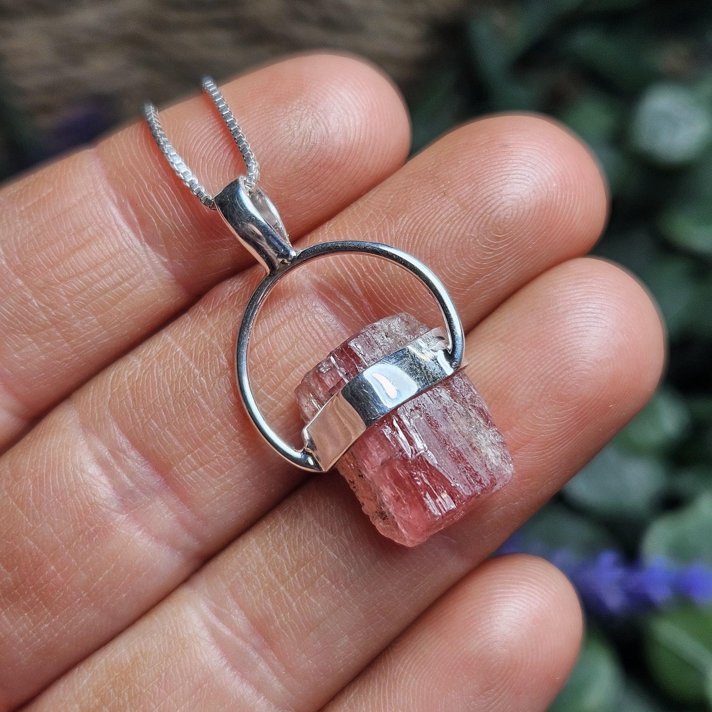 Pink Topaz Pendant