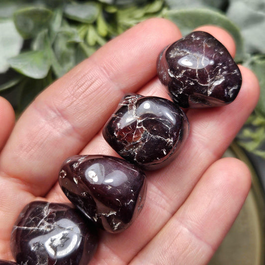 Blood Red Garnet Crystal