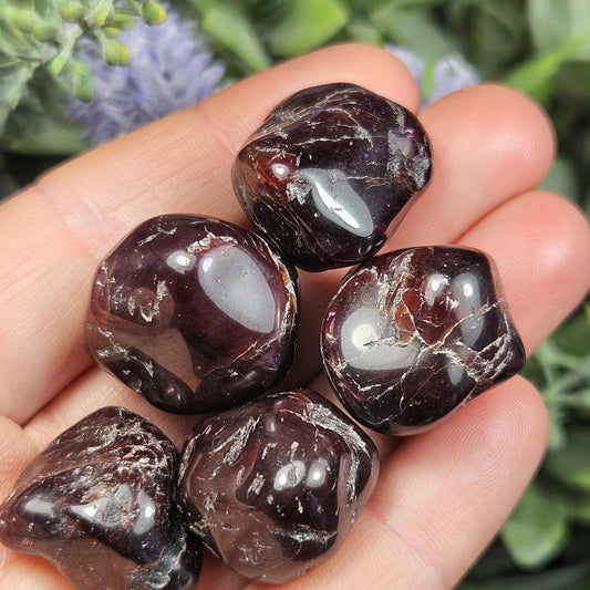 Blood Red Garnet Crystal
